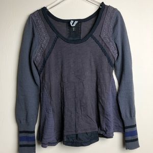 Free People || Knit Sleeve Top